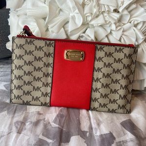 Michael Kors Leather Wristlet